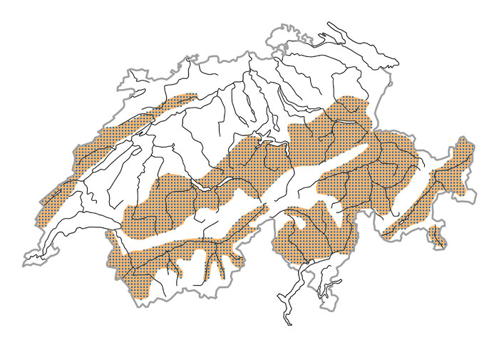 Verbreitung - Gélinotte des bois